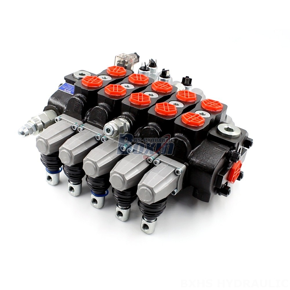 Manual Hydraulic Directional Valve: 5 Spool, Sectional - Buy Now main image